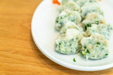 pork dumpling with vegetable in chinese style - Asian foodの写真素材