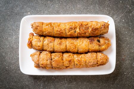 Deep Fried Crab Meat Rolls - Chinese food styleの写真素材
