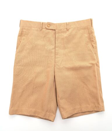 short pants isolated on white backgroundの写真素材