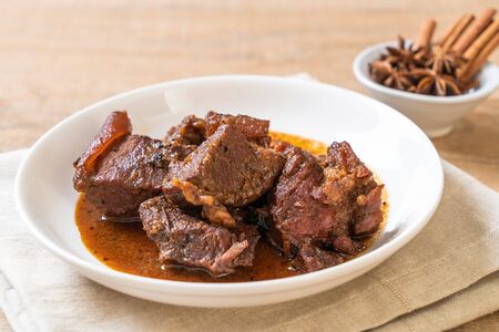 Pork stew with herb - Phuket Thailand traditional food styleの写真素材