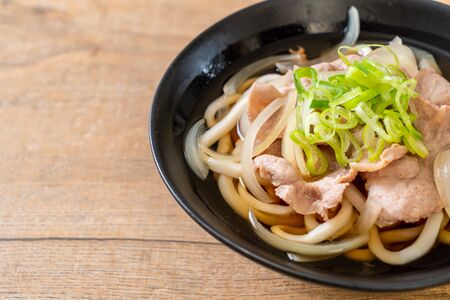 shoyu udon ramen noodle with pork (Shoyu Ramen) - japanese food styleの写真素材