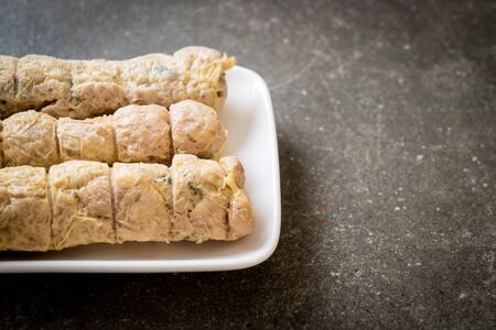 Steamed Crab Meat Roll - Chinese food styleの写真素材