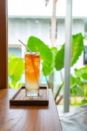 punch with lemon lime juice sodaの写真素材