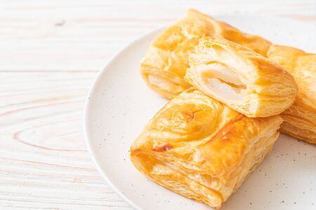 Homemade Toddy Palm Pie  on white plate