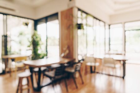 abstract blur cafe or coffee shop for backgroundの写真素材
