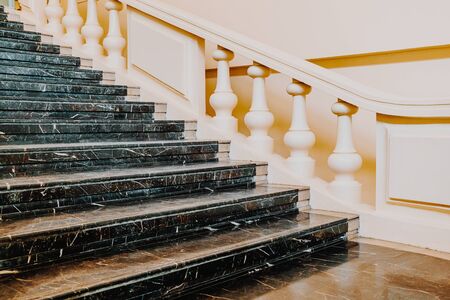 beautiful stair step in building