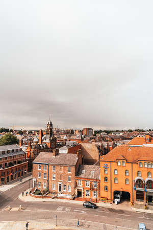 York-England, SEP 3 2019 : A view over the city of York in England, United Kingdom.のeditorial素材