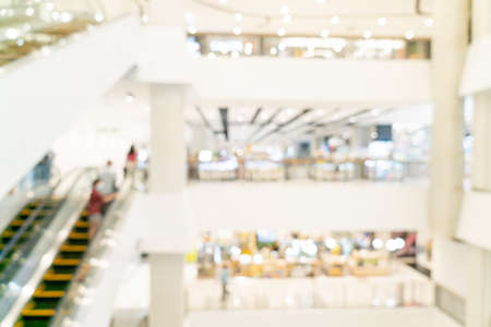 abstract blur shopping mall and retail store for backgroundの写真素材