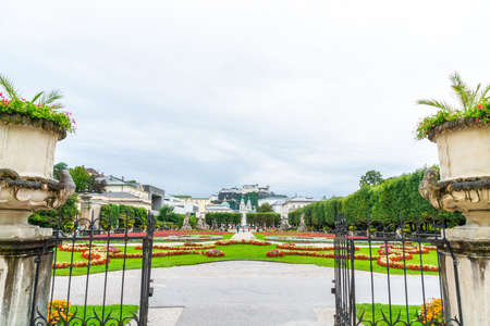 Mirabell garden in Salzburg City, Austria