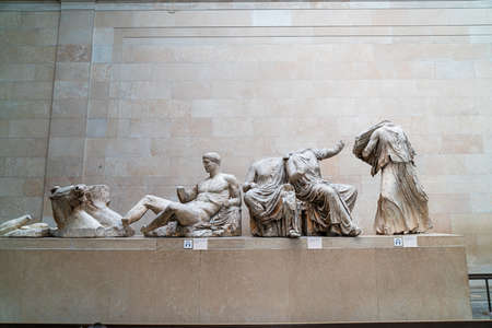 London / UK - 2 SEP 2019: British museum in London city, Englandのeditorial素材