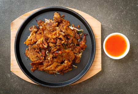 Crispy Fried Mussel Pancake or Mussel Omelletteの写真素材