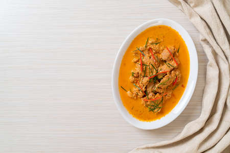 Thai Meal Kit panang curry with pork - Thai food styleの写真素材