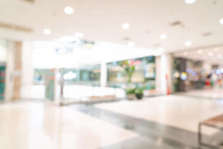 abstract blur shop and retail store in shopping mall for backgroundの写真素材