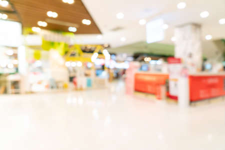 abstract blur shopping mall for backgroundの写真素材