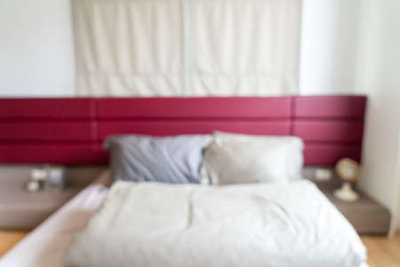 abstract blur bedroom interior for background