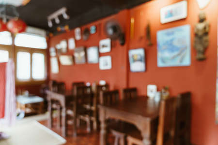 abstract blur coffee shop cafe and restaurant for background