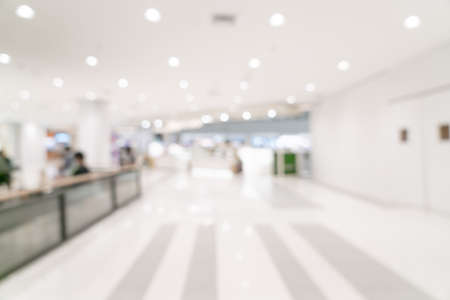 abstract blur shopping mall and retail store for background