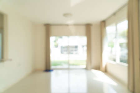 abstract blur empty room in a house for backgroundの写真素材