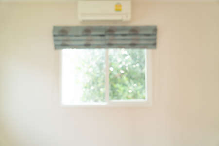 abstract blur empty room in a house for background