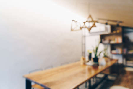 abstract blur coffee shop and cafe for background