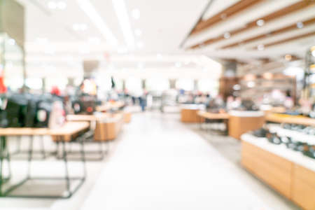 abstract blur shop and retail store in shopping mall for backgroundの写真素材