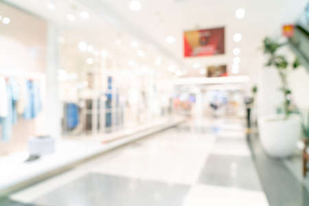 abstract blur shop and retail store in shopping mall for backgroundの写真素材