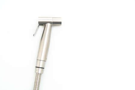 hand-held bidet or bidet shower, bidet spray, bidet sprayer, isolated on white background