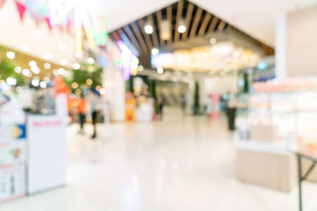 abstract blur shopping mall for background