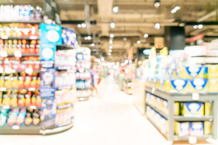 abstract blur and defocused supermarket for background