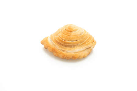 curry puff isolated on white backgroundの写真素材