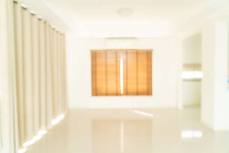 abstract blur empty room in a house for background