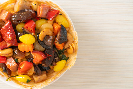 Stir fried mixed Chinese fruits 
and nuts - Asian food styleの写真素材