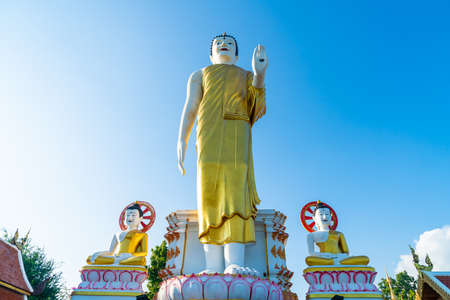 Wat Phra That Doi Kham (Temple of the Golden Mountain) in Chiang Mai, Thailandの写真素材