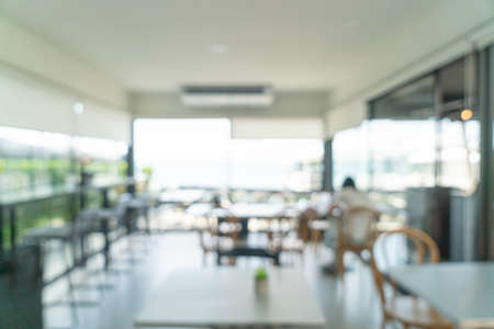 abstract blur coffee shop cafe and restaurant for backgroundの写真素材