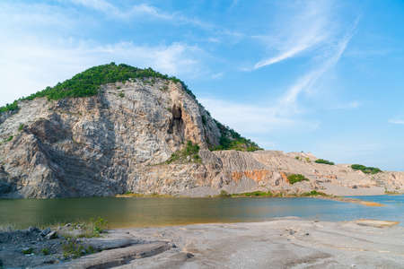 Beautiful Grand Canyon at Ratchaburi in Thailandの写真素材