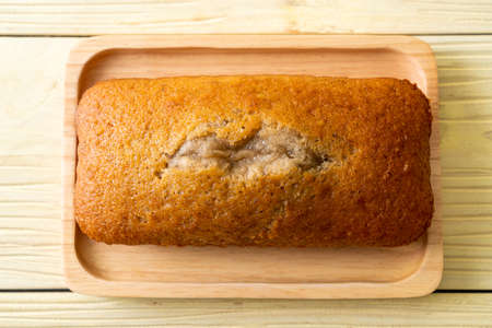 Homemade banana bread  or  banana cake slicedの写真素材