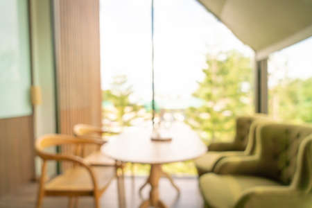 abstract blur coffee shop cafe and restaurant for backgroundの写真素材