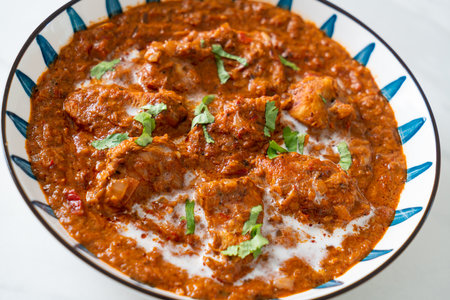 chicken tikka masala spicy curry meat food - Indian food styleの写真素材