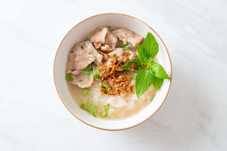 Pho Bo Vietnamese soup with pork and rice noodles - Vietnamese food style