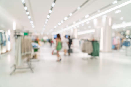 abstract blur luxury shopping mall and retail store for backgroundの写真素材