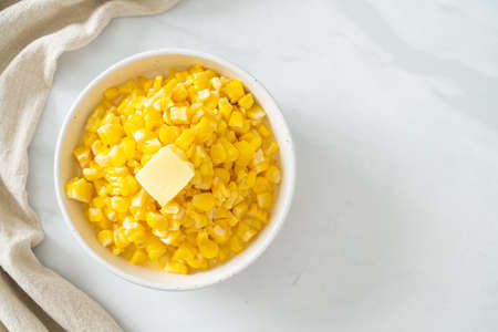 Buttered corn or Sweet corn with butter
