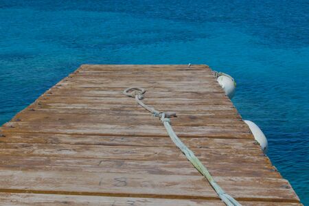 Pier near Protaras, Cyprus. 2015の写真素材