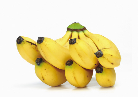 Close-up of a bunch of bananasの写真素材
