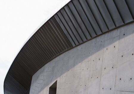 Low angle view of the roof of a buildingの写真素材