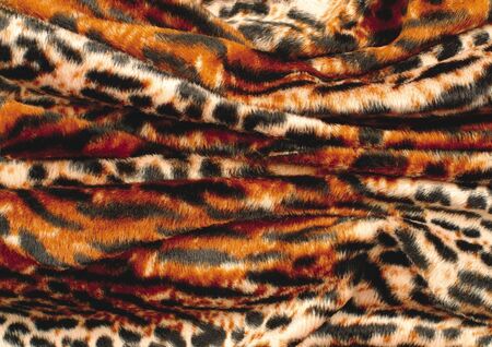 Close-up of lepard tiger skinの写真素材