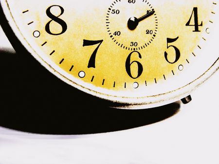 Close-up of an alarm clock                               