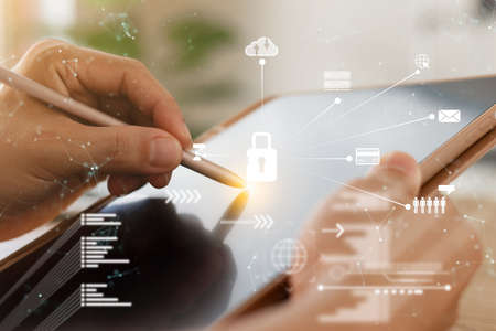 Concept of cyber security, information security and encryption, Login, User, secure access to user's...