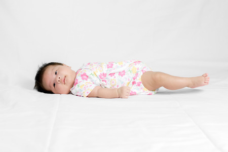 Portrait of adorable baby girl