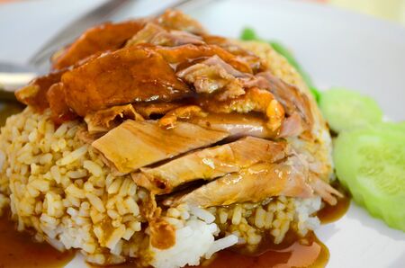 Pork riceの写真素材