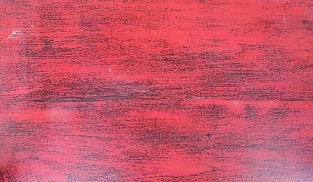 Old red wood detail and texture for background. Rustic wooden  patternの写真素材